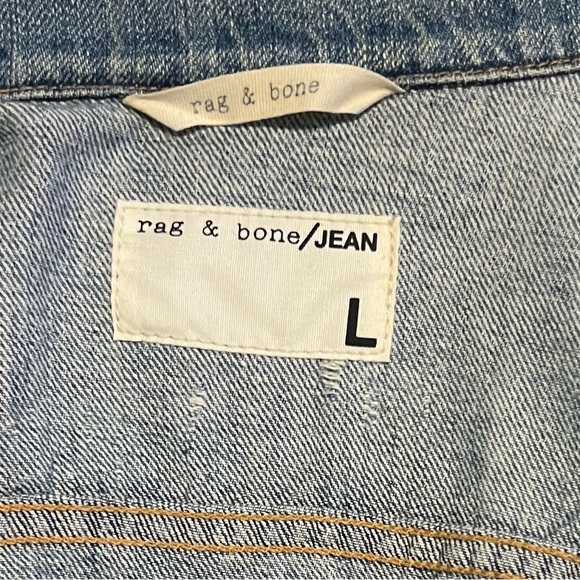 Rag and bone Jean/leather jacket - Picture 4 of 8